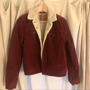 Levi’s corduroy Sherpa trucker jacket